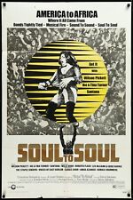 Soul to Soul  Tina Turner RARE MUSIC 1974 ONE SHEET MOVIE POSTER 27 x 41 n1 picture