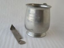 IND COOPE Brewery 1961 Darts Championship PEWTER MUG + Long Life BEER CAN OPENER picture