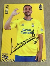 Kirian Rodriguez, Spain 🇪🇸 UD Las Palmas 2023/24 hand signed picture