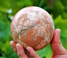 Large 90MM Pink Rosophia Crystal Quartz Healing Chakra Energy Stone Sphere Globe picture