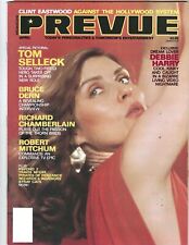 Prevue Magazine April 1983 VF/NM Debbie Harry Cover Tom Selleck Bruce Dern picture