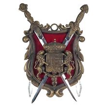 Vintage Metal Heraldry Shield Decor 11