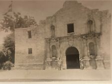 WW2 Era American GI Posing In Front Alamo San Antonio TX Photo Snapshot picture