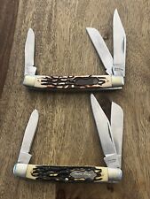 Schrade Uncle Henry 834 Nice Set Very Nice (Lot Of 2) ~TASKCo picture