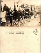 Stage Coach and Horses RPPC picture