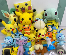 LOT of 29 Pokemon Plush Collectibles Toys Cute Pikachu Bulbasaur Squirtle Dolls picture