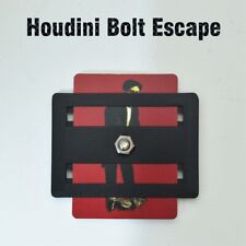 Magician's Houdini Bolt Escape Gimmick Card Frame Nut Lock Unlock Magic Trick picture