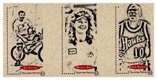 #UL1013 MAT HOFFMAN, MICHELLE SMITH, MOOKIE BLAYLO Rare Uncut Legends Card Strip picture