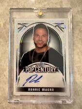 2024 LEAF POP CENTURY Ronnie Magro WHITE PRIZMATIC AUTO CARD SSP /2 Jersey Shore picture