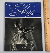 Sky Magazine of Cosmic News Bulletin of Hayden Planetarium Astronomy Oct 1937 picture
