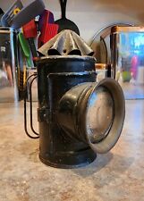 Antique Police  Watchmen's  Railroad  Lantern with green and red lenses  picture