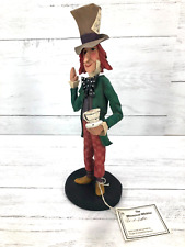 The Whimsical Whittler Mad Hatter Sculpture Carved Wood Vaughn Stephanie Rawson picture