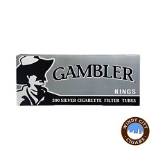 Gambler Silver King Cigarette 200ct Tubes - 5 Boxes picture