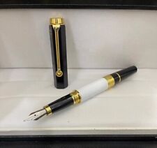 Luxury New Great Writers Series White+Gold Color 0.7mm nib Fountain Pen picture