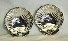 Silverplate Scalloped Shell Serving Dish Set of 2 picture