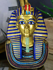 Ebros Golden Cobra Mask of Pharaoh Egyptian King Tut Bust 4.25