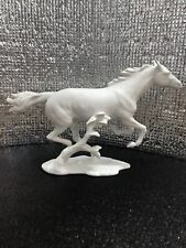 Kaiser White Bisque Porcelain Racing Horse Figurine by G. Bochmann picture
