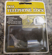 vintage NOS rotary dial telephone phone lock picture