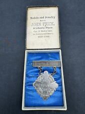 Antique 1893 Sterling Silver ST. CLOUD NJ REGULARITY Medal picture