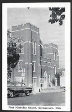 First Methodist Church Germantown Ohio Vintage Postcard picture