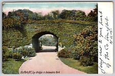 Antique c. 1907 Buffalo NY Bridge Over Delaware Avenue New York Postcard A230 picture