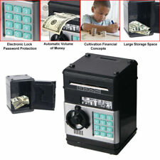 Electronic Piggy Bank ATM Password Money Box Cash Coins Saving Auto Deposit NEW picture