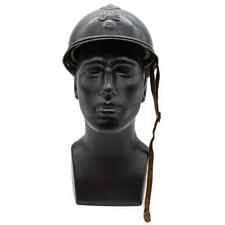 WWI French Model 1915 Adrian Helmet in Horizon Blue with RF Badge & Liner picture