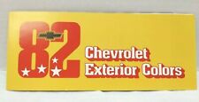🎨 1982 Chevrolet CAR Exterior Paint Color SAMPLES -Dealer Brochure Chips 82 NOS picture