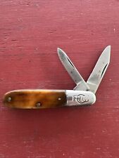 1920s ROBESON CUT CO ROCHESTER NY FOLDING KNIFE BONE HANDLE RARE picture