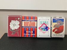 lot of 4 playing card decks picture