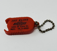 1950's Jay Kline Chevrolet Dealer Keychain Key Fob Chevy Vintage Minneapolis MN picture