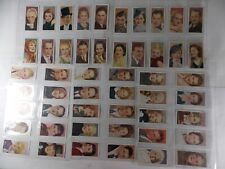 Carreras Cigarette Cards Film Stars 1st Series 1936  Complete Set 50 in Pages picture