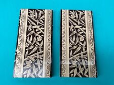 Pair of 1880s Ceramic Tiles - Aesthetic Movement- 3” by 6” picture