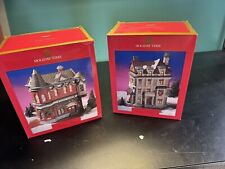 Holiday Time Christmas Vintage Village Lot Of 2 picture