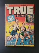 True Comics and Real Heroes 73 (1948) The Story of the Marathon 26 Mile Dash 405 picture