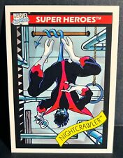 1990 IMPEL MARVEL Comics Super Heroes Card Nightcrawler #38 picture