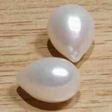 2pcs 11-12MM natural fresh water pearls droplet loose bead pearl Zodiac Charms picture