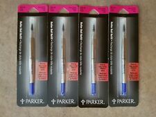 Parke Permanent Ink Rollerball Refill Blue Fine Point - 30223 - 4 PACK L3-4 picture