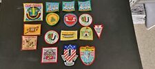 Lot of 16 Boy Scout Patches NC 1990's Cherokee Nation USS Ranger picture