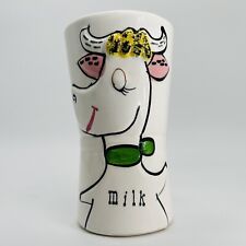 Holt Howard 1958 MCM Anthropomorphic Bossy the Cow Milk Tumbler Voice Box *Read* picture