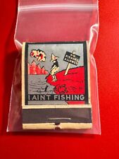 MATCHBOOK - I AINT FISHING - JACK'S LUNCH - MIDDLETOWN, CT - UNSTRUCK picture
