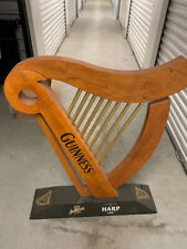 Guinness Display Harp with base. Beautiful display piece. 3 1/2 Feet Tall picture