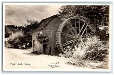 c1940's The Old Mill Roadside Cline Unposted Vintage RPPC Photo Postcard picture