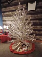 Vintage Evergleam 94 Branch Aluminium Christmas Tree 6ft Complete With Box picture