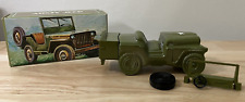 Vtg 1970s AVON Army Jeep Decanter Men's Wild After Shave Cologne NOS ~ FULL picture