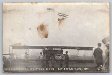 Postcard C 46, International Aviation Meet, Chicago August 1911, RPPC picture