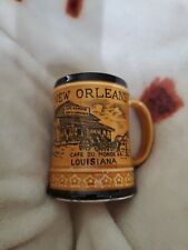 Vintage New Orleans La Ceramic Travel Souvenir Coffee Cup Mug 10 oz picture