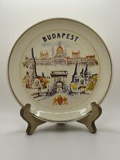 Vintage Budapest Hungary Souvenir Collector Decorative Plate 7.75” picture