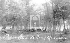 Picnic Grounds Camp Marcresan Union City Pennsylvania PA Reprint Postcard picture