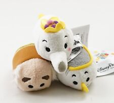 NEW Authentic US Disney Parks Beauty And The Beast Set of 3 Tsum Tsum Mini picture